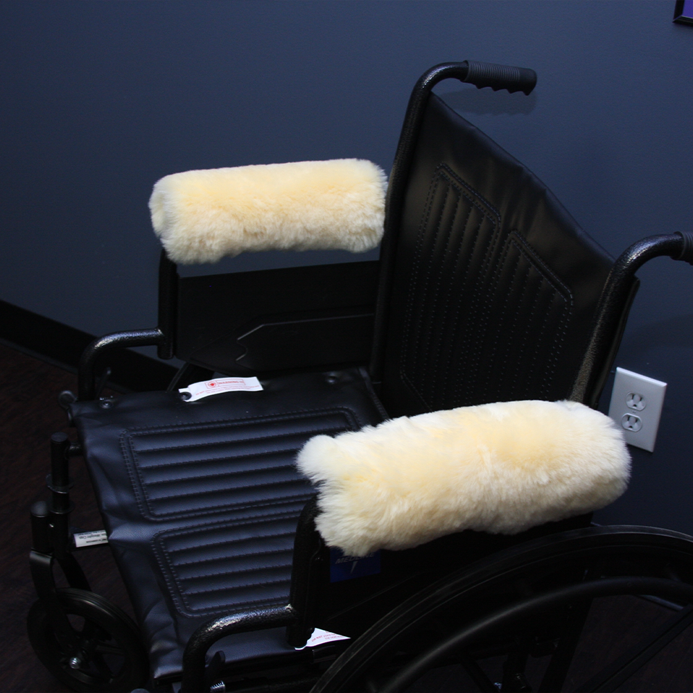 Sheepskin Ranch Wheelchair Arm Rest Cover